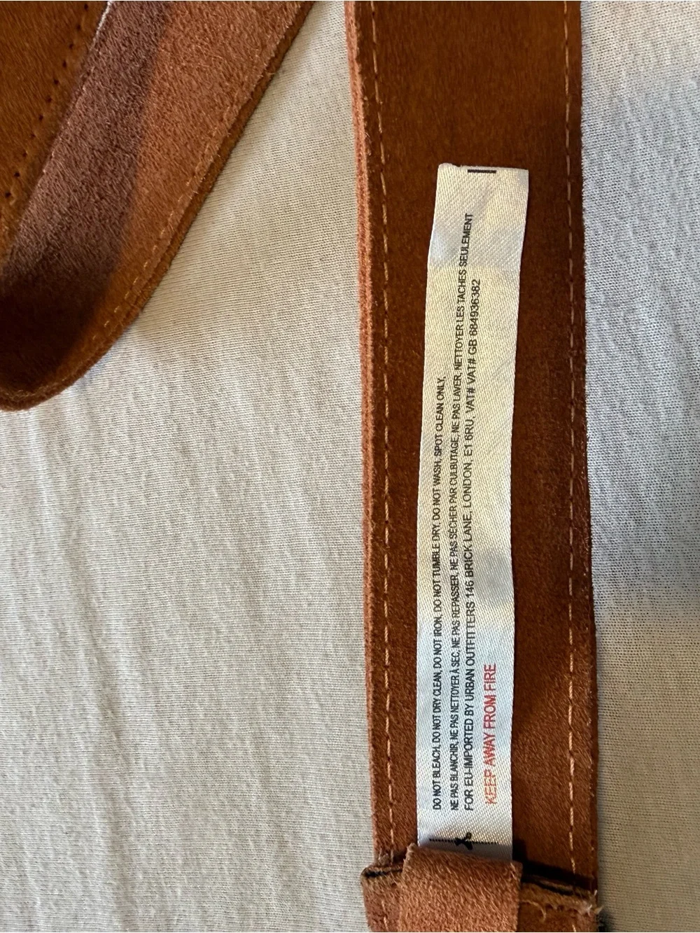 Free People Women's Suede Western Buckle Belt in Brown